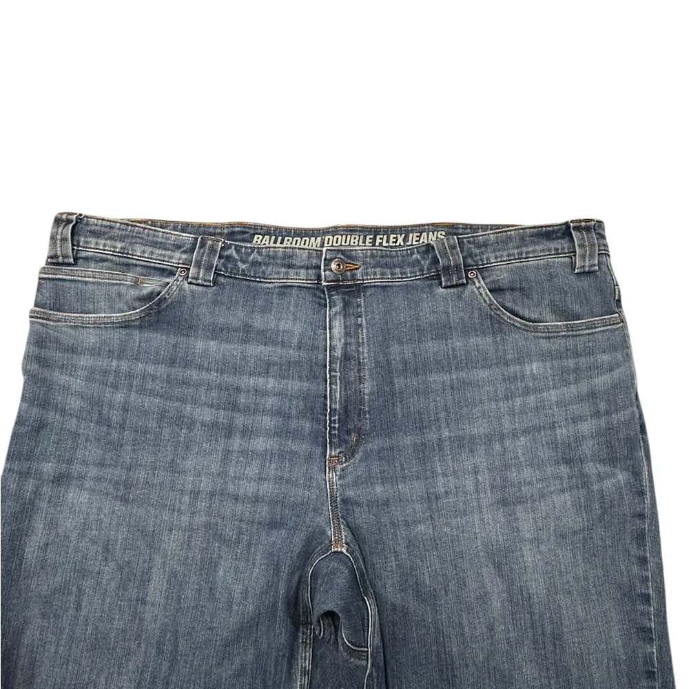 Duluth Trading Co‎ Men's  Relaxed Straight-Leg Ballroom Double Flex Jeans 46x30